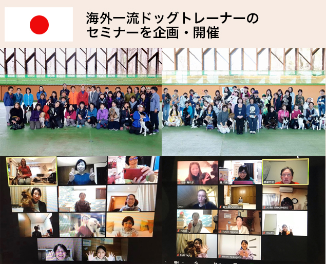 海外一流ドッグトレーナーのセミナーを企画・開催